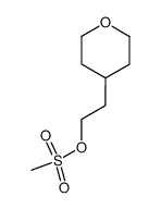 2-(tetrahydro-2H-pyran-4-yl)ethyl methanesulfonate Structure
