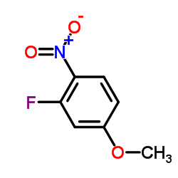 3-氟-4-硝基苯甲醚结构式