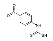 (4-nitrophenyl)carbamodithioic acid Structure