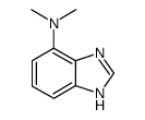 N,N-二甲基-1H-苯并咪唑-4-胺结构式