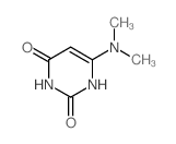 6-dimethylamino-1H-pyrimidine-2,4-dione Structure