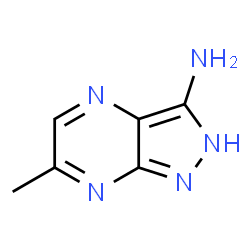 1H-Pyrazolo[3,4-b]pyrazin-3-amine,6-methyl-(9CI) structure