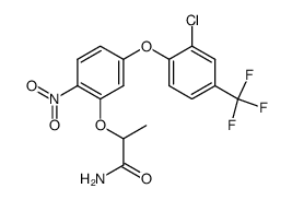 2-<5-(2'-Chlor-4'-trifluormethylphenoxy)-2-nitrophenoxy>-propionsaeureamid结构式