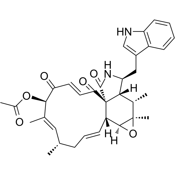 19-O-Acetylchaetoglobosin A结构式