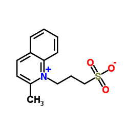 3-(2-甲基喹啉-1-基)丙烷-1-磺酸内盐结构式
