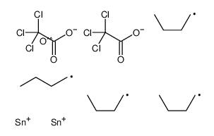 [dibutyl-[dibutyl-(2,2,2-trichloroacetyl)oxystannyl]oxystannyl] 2,2,2-trichloroacetate结构式