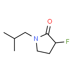 2-Pyrrolidinone,3-fluoro-1-(2-methylpropyl)-(9CI) Structure