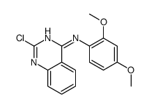 2-chloro-N-(2,4-dimethoxyphenyl)quinazolin-4-amine结构式
