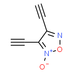 1,2,5-Oxadiazole, 3,4-diethynyl-, 2-oxide (9CI) Structure