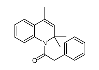 2-phenyl-1-(2,2,4-trimethylquinolin-1-yl)ethanone结构式