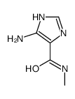 1H-Imidazole-4-carboxamide,5-amino-N-methyl-(9CI) structure