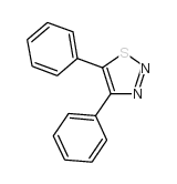 4,5-二苯基-1,2,3-噻二唑结构式