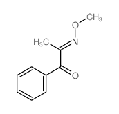 2-methoxyimino-1-phenyl-propan-1-one结构式