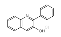 2-(2-chlorophenyl)quinolin-3-ol结构式