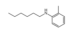 N-(2-methylphenyl)-n-hexylamine结构式