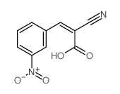 (Z)-2-cyano-3-(3-nitrophenyl)prop-2-enoic acid Structure