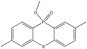 10-Methoxy-2,7-dimethyl-10H-phenothiaphosphine 10-oxide结构式