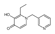 4(1H)-Pyridinone,2-ethyl-3-hydroxy-1-(3-pyridinylmethyl)-(9CI)结构式