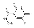 1-Methylcarbamoyl-5-fluorouracil Structure