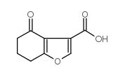 4-氧杂-4,5,6,7-四氢苯并[B]呋喃-3-羧酸结构式