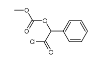 methoxycarbonyloxy-phenyl-acetyl chloride Structure