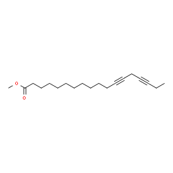 12,15-Octadecadiynoic acid methyl ester structure