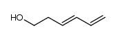 3,5-Hexadien-1-ol结构式