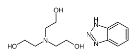 2,2',2''-nitrilotrisethanol, compound with 1H-benzotriazole结构式