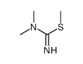 methyl N,N-dimethylcarbamimidothioate Structure