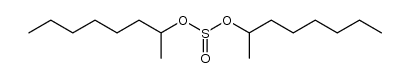 sulfurous acid bis-(1-methyl-heptyl) ester Structure