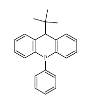 10-tert-butyl-5-phenyl-5,10-dihydro-acridophosphine Structure