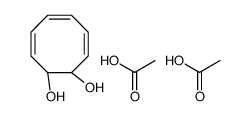 acetic acid,(1S,2R)-cycloocta-3,5,7-triene-1,2-diol结构式