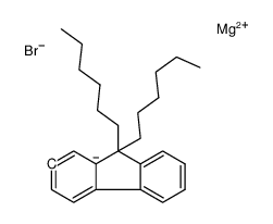 magnesium,9,9-dihexyl-2H-fluoren-2-ide,bromide Structure