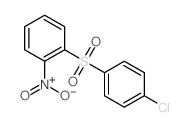 Benzene,1-[(4-chlorophenyl)sulfonyl]-2-nitro-结构式