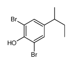 2,6-dibromo-4-butan-2-ylphenol结构式