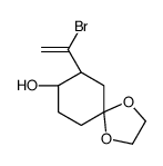 (7R,8R)-7-(1-bromoethenyl)-1,4-dioxaspiro[4.5]decan-8-ol Structure