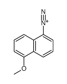 5-methoxynaphthalene-1-diazonium Structure