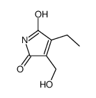 1H-Pyrrole-2,5-dione, 3-ethyl-4-(hydroxymethyl)- (9CI) picture