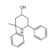 2-methyl-2,6-diphenylpiperidin-4-ol结构式