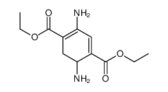 diethyl 2,5-diaminocyclohexa-1,3-diene-1,4-dicarboxylate Structure
