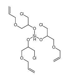 tris[(1-chloro-3-prop-2-enoxypropan-2-yl)oxy]silane Structure