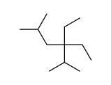 3,3-diethyl-2,5-dimethylhexane Structure