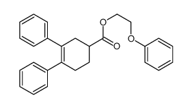 2-phenoxyethyl 3,4-diphenylcyclohex-3-ene-1-carboxylate Structure