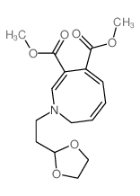 dimethyl (2E,4E,6Z)-1-[2-(1,3-dioxolan-2-yl)ethyl]-8H-azocine-3,4-dicarboxylate structure