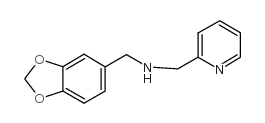苯并[1,3]二氧代-5-甲基-吡啶-2-甲胺结构式