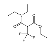 ethyl 2-(diethylcarbamoyl)-3,3,3-trifluoropropanoate结构式