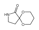 6,10-dioxa-2-aza-spiro[4.5]decan-1-one结构式