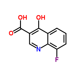 4-Hydroxy-8-(trifluoromethyl)quinoline-3-carboxylic acid Structure