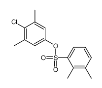 (4-chloro-3,5-dimethylphenyl) 2,3-dimethylbenzenesulfonate Structure