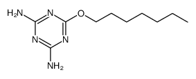 6-(Heptyloxy)-1,3,5-triazine-2,4-diamine picture